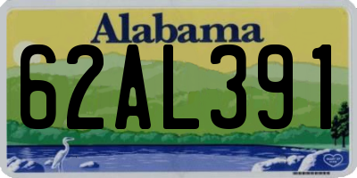 AL license plate 62AL391