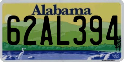 AL license plate 62AL394