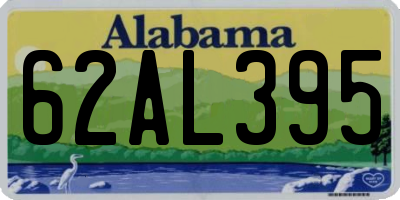AL license plate 62AL395