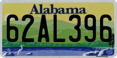 AL license plate 62AL396