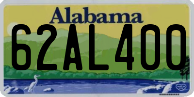 AL license plate 62AL400