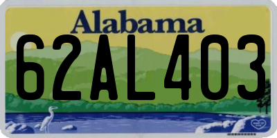 AL license plate 62AL403