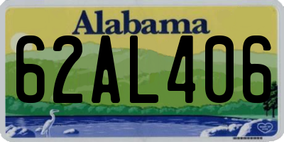AL license plate 62AL406