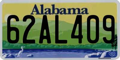 AL license plate 62AL409