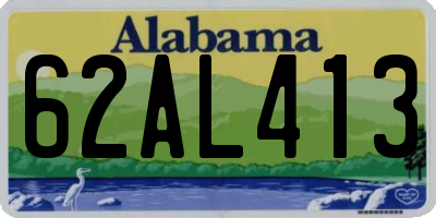 AL license plate 62AL413
