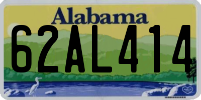 AL license plate 62AL414