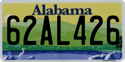 AL license plate 62AL426