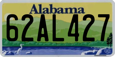 AL license plate 62AL427