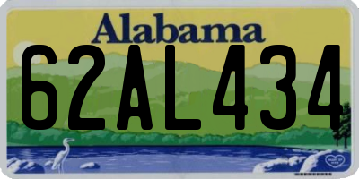 AL license plate 62AL434