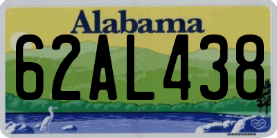 AL license plate 62AL438