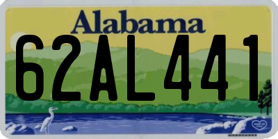 AL license plate 62AL441