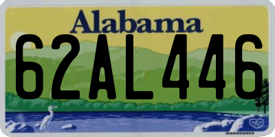 AL license plate 62AL446