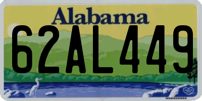 AL license plate 62AL449
