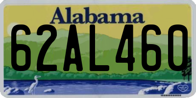 AL license plate 62AL460
