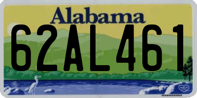 AL license plate 62AL461