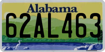 AL license plate 62AL463