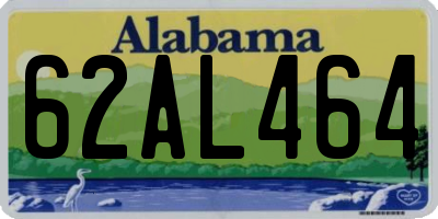 AL license plate 62AL464