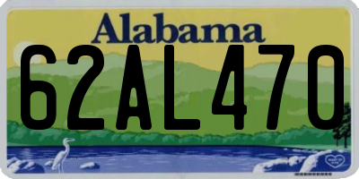 AL license plate 62AL470