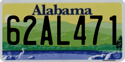 AL license plate 62AL471