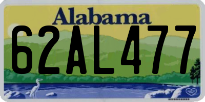 AL license plate 62AL477