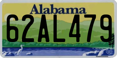 AL license plate 62AL479