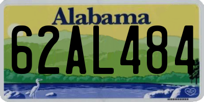 AL license plate 62AL484
