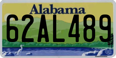 AL license plate 62AL489
