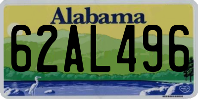 AL license plate 62AL496