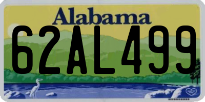 AL license plate 62AL499