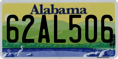 AL license plate 62AL506