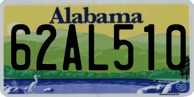 AL license plate 62AL510