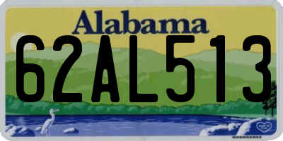 AL license plate 62AL513