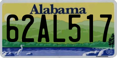 AL license plate 62AL517