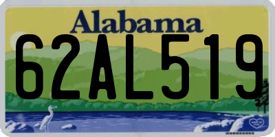 AL license plate 62AL519