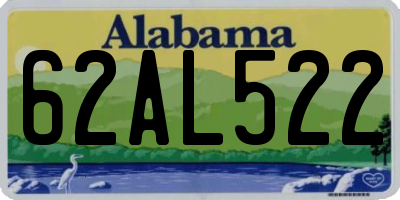 AL license plate 62AL522