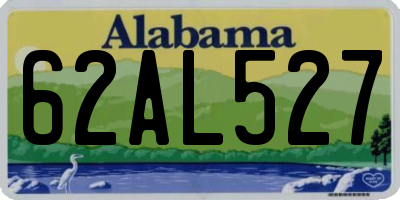 AL license plate 62AL527