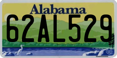 AL license plate 62AL529