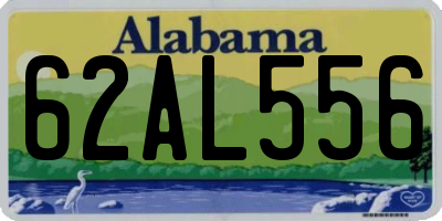 AL license plate 62AL556