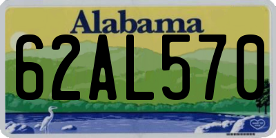 AL license plate 62AL570