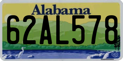 AL license plate 62AL578