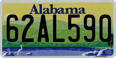 AL license plate 62AL590