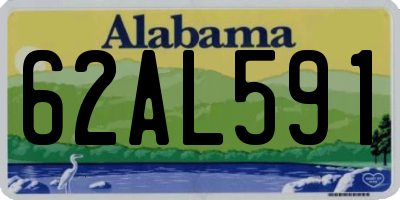 AL license plate 62AL591