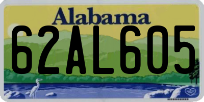 AL license plate 62AL605