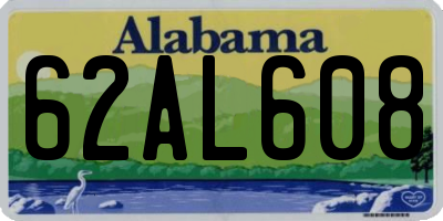AL license plate 62AL608