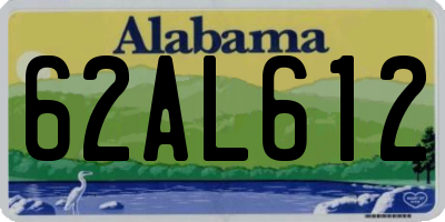 AL license plate 62AL612