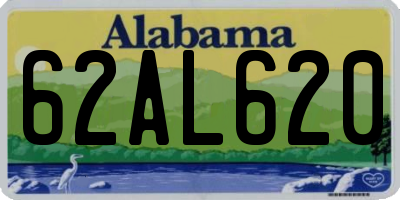 AL license plate 62AL620