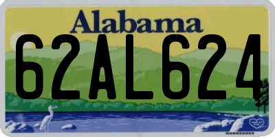 AL license plate 62AL624