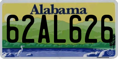 AL license plate 62AL626