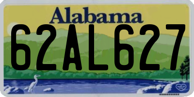 AL license plate 62AL627