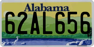 AL license plate 62AL656